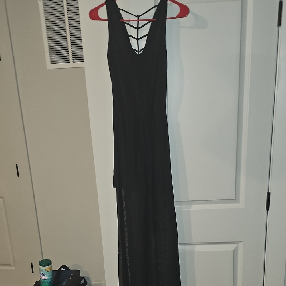 Elegant Black Maxi Dress